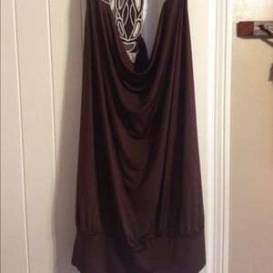 Beautiful chocolate brown blouse.