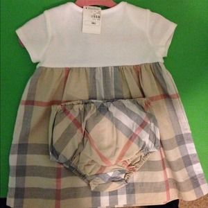 SOLD month Burberry Dress and Bloomer