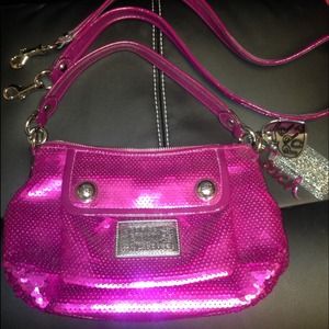 💋Reduced💋 COACH Poppy Sequin purse