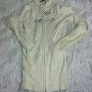 Bebe Cream Baby  Fur Hoody