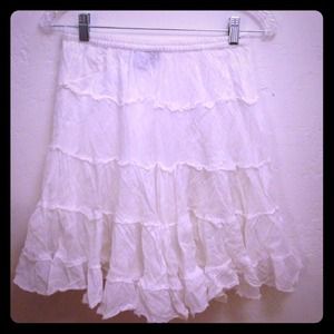 Knee length light weight skirt