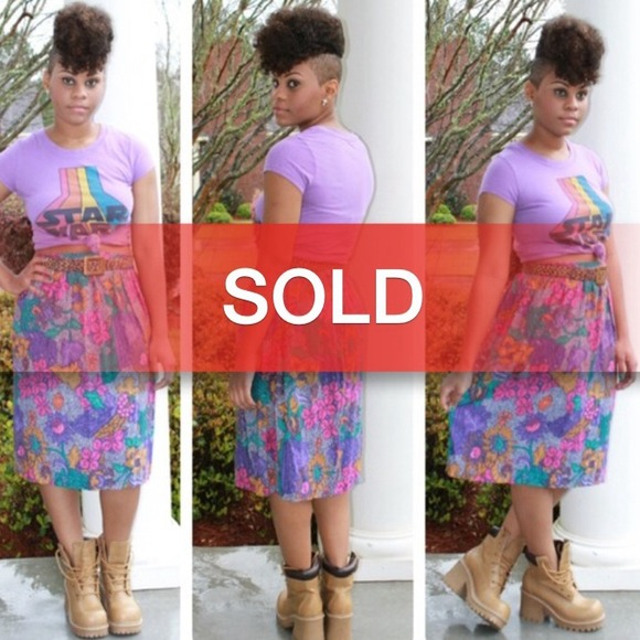 💥New Item💥 High Waist Floral Skirt