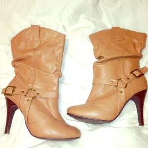 Tan boots