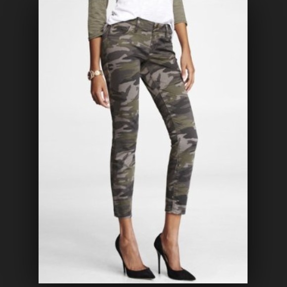 express camo jeans