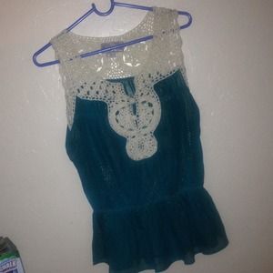 beautiful sea blue blouse 💙