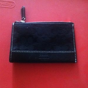 Coach zipper wallet