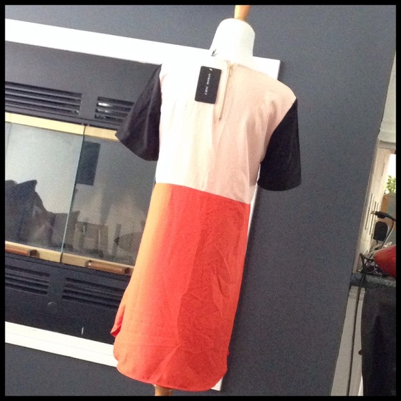 Modern Color Block Dress S, - Picture 3 of 3