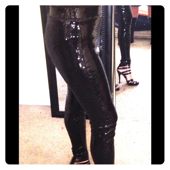 Sequined leggings
