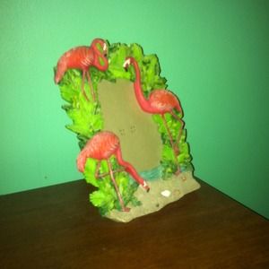 Flamingo picture frame