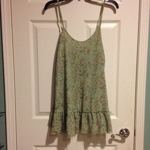 Green Floral Dress