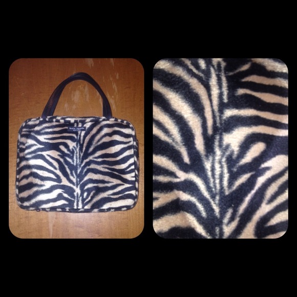 Vintage Kate Spade Animal Print Faux Fur Handbag