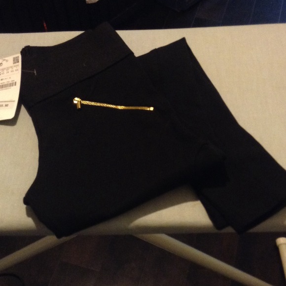 Zara Black Leggings -XS
