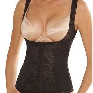 Black Hold Me Shape Me Underbust Shaper Tank