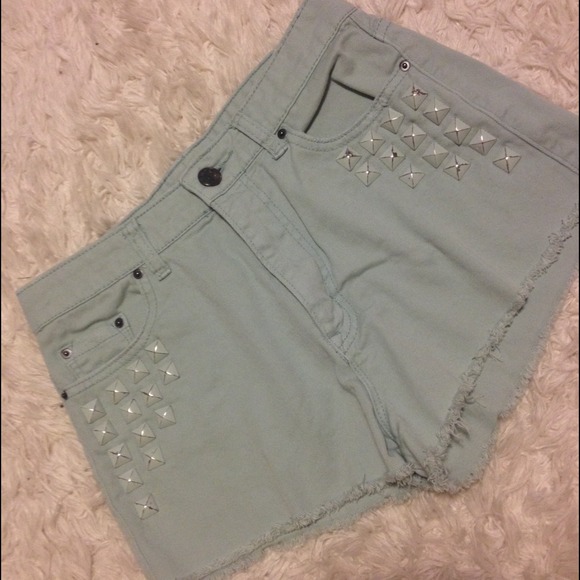 Mint shorts