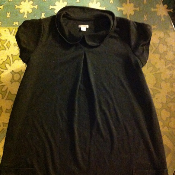 Flash sale! Wednesday bibbed black dress