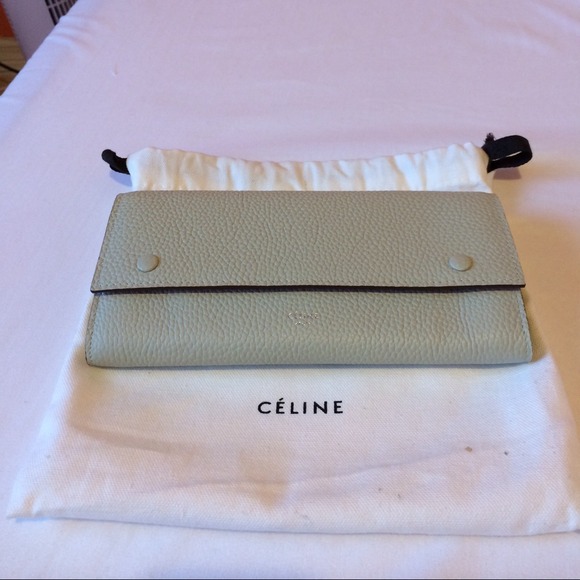 !! SOLD!! Celine wallet beige and bright orange