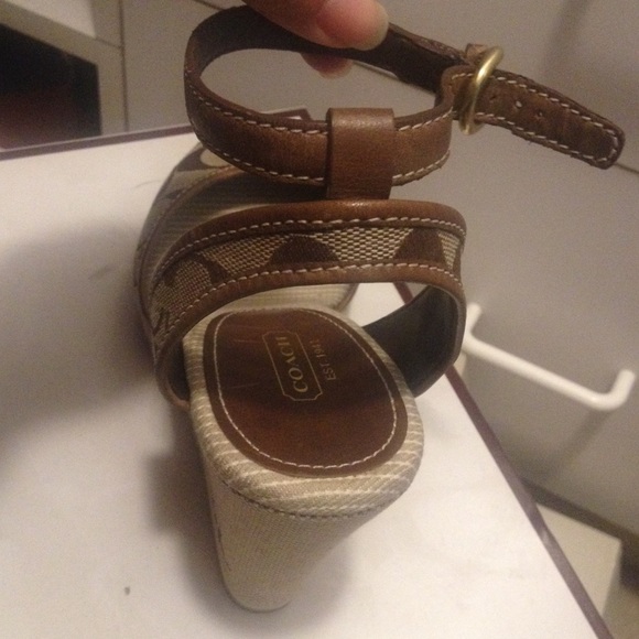 Coach wedge sandals - Picture 4 of 4