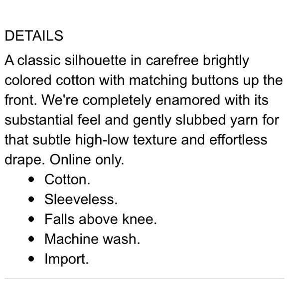 🚫sold in bundle🚫 J. Crew Button Front Dress - Picture 3 of 4