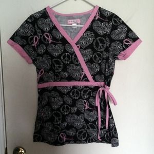 Cute scrub top!