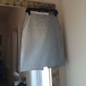 J. Crew seersucker skirt size 2
