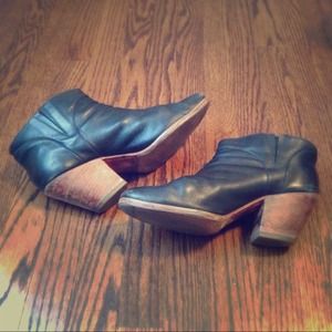 **SALE** Rachel Comey Black Leather Booties