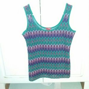 A multi-color tank top
