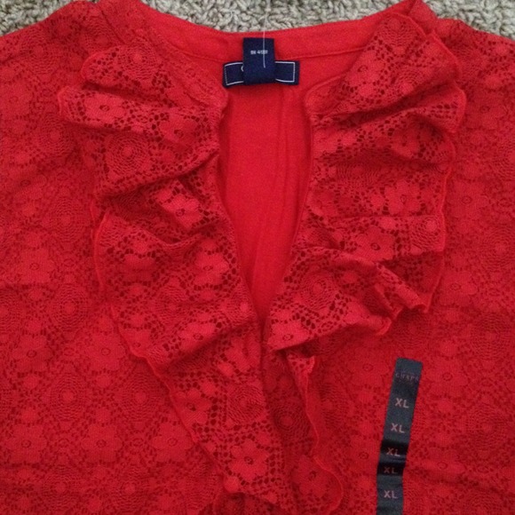 Nwt ruffle lace top - Picture 2 of 3