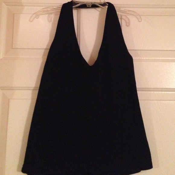 ❗️SOLD❗️Chaps Navy Blue Halter Top