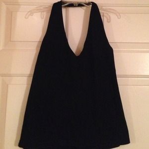 ❗️SOLD❗️Chaps Navy Blue Halter Top