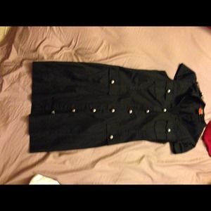 Express button up dress