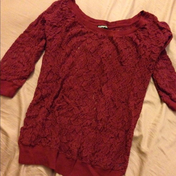 Express lace shirt