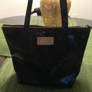 Reduced-Auth-Black Kate Spade Patent Leather bag