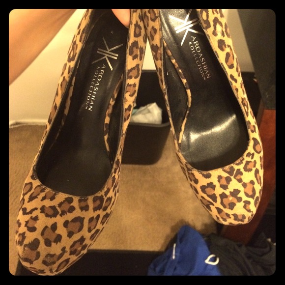 Kardashian heels cheetah <333