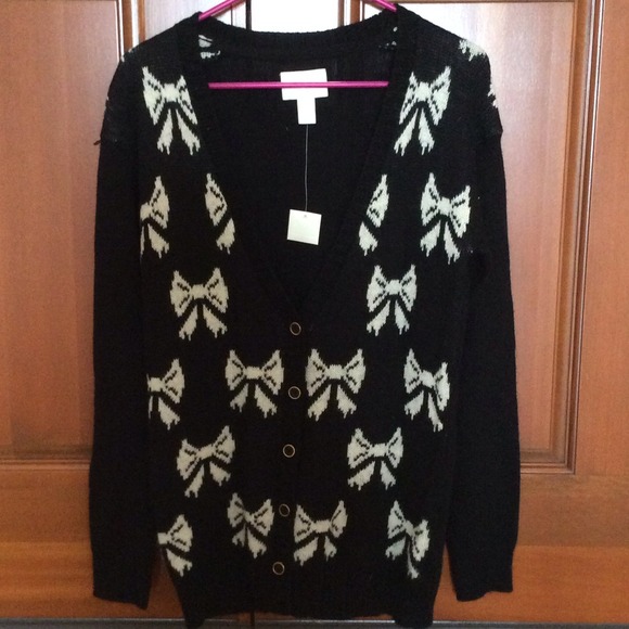 Bow cardigan