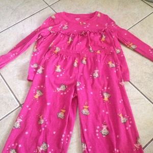 Monkey pjs pink