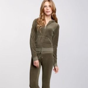 Juicy Couture Dark green hoodie