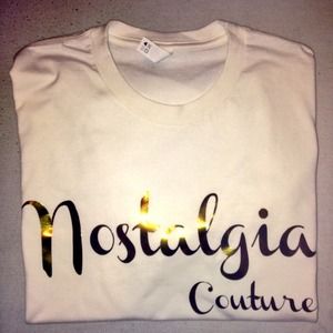 Nostalgia Couture first original tee.