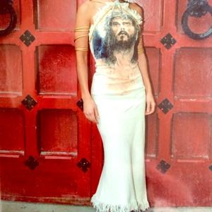 Hand painted Jesus dress xs