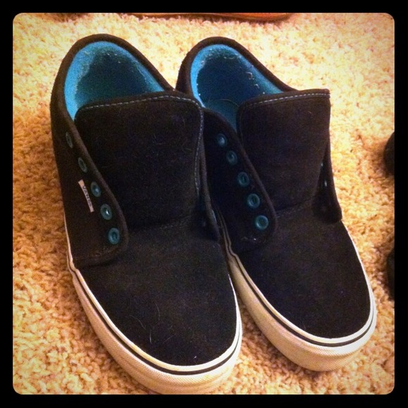 Black and Blue Vans!