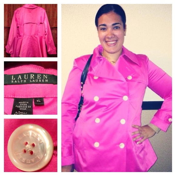 ⭐️PRICE FIRM⭐️Ralph Lauren Silk Satin Trench Coat - Picture 2 of 3