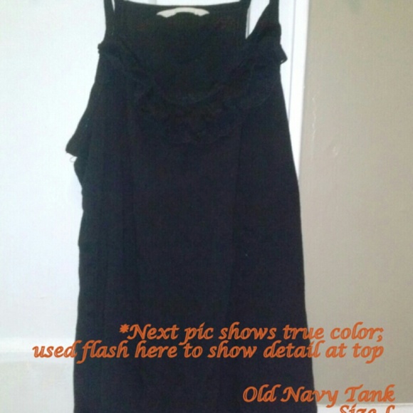 SOLD! Black Old Navy Tank top - Picture 1 of 2