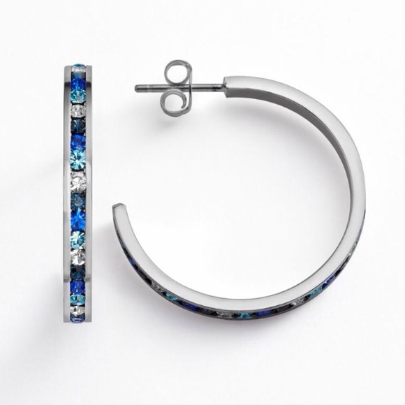 Sterling Silver Swarovski Crystal Earrings