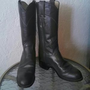 Gray Justin Cowboy Boots