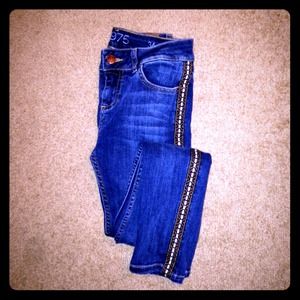 Zara tribal lining jeans