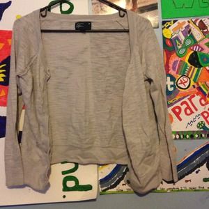 Grey AE cardigan