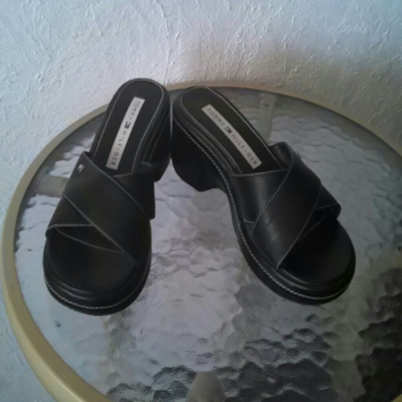 Tommy Hilfiger  wedge slip ons