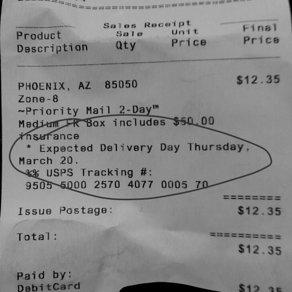 Proof Of Shipping