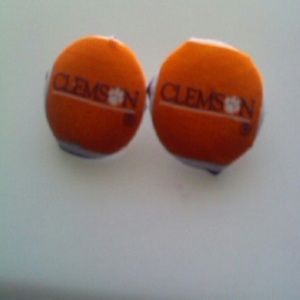 Clemson large earrings