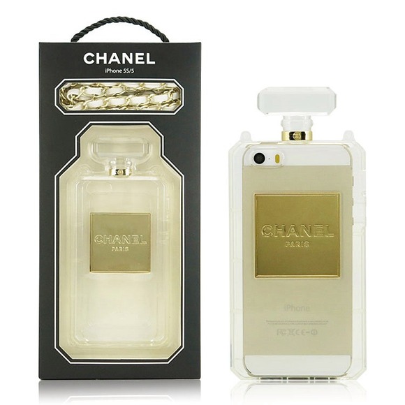 Chanel Perfume Bottle iPhone 5/5S Case - Clear