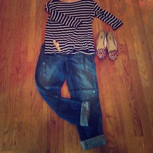 Ann Taylor loft boyfriend jeans NWOT